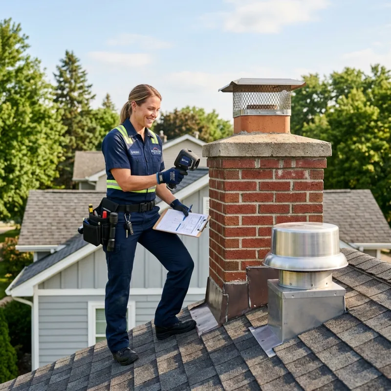 Technician removing a deceased bird from an indoor space in Canadian